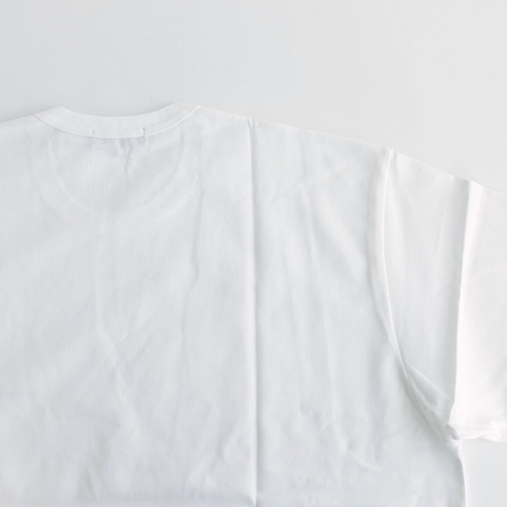 Cotton jersey product print S/ST shirt #WHITE [HM-T101-051]