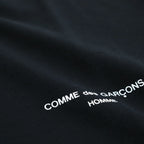 Cotton jersey product print S/ST shirt #BLACK [HM-T101-051]