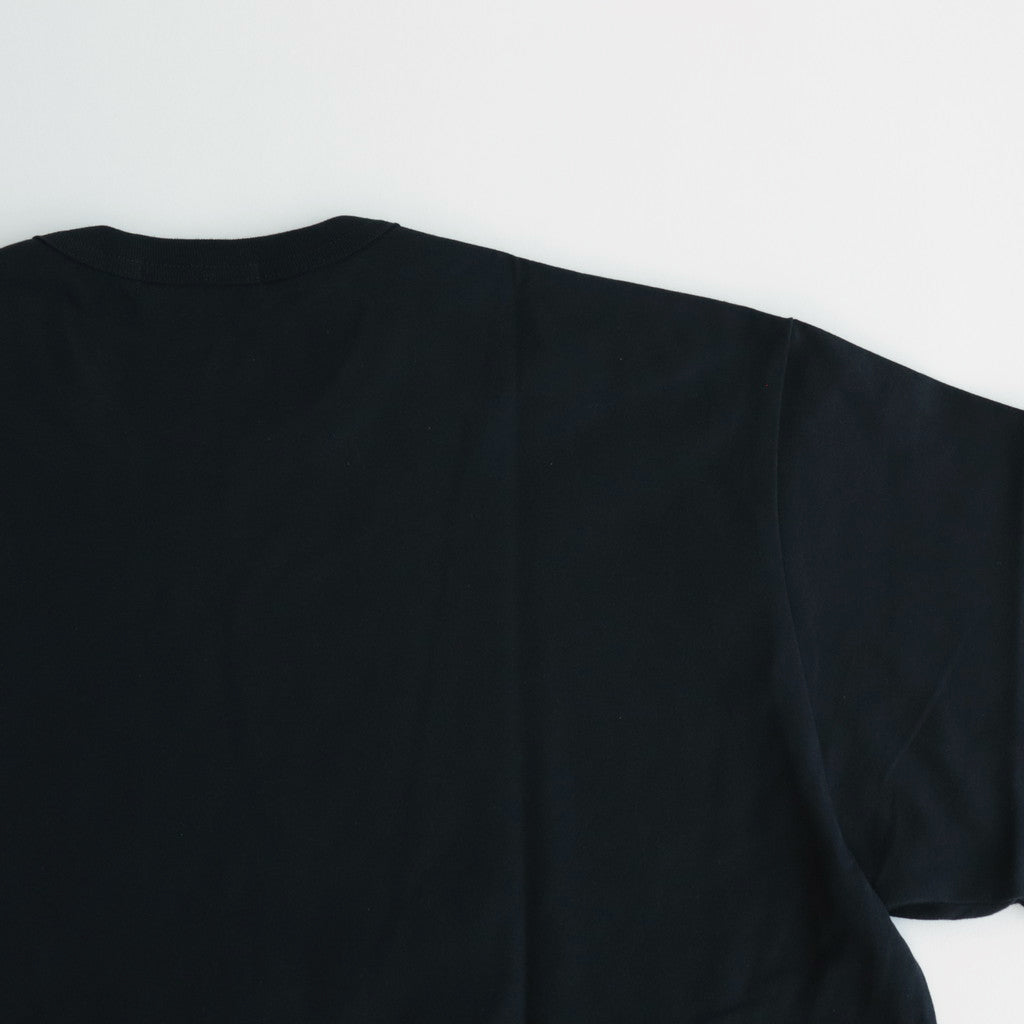 Cotton jersey product print S/ST shirt #BLACK [HM-T101-051]