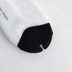 Cotton pile logo socks #WHITE [HM-K501-051]