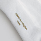 Cotton pile logo socks #WHITE [HM-K501-051]