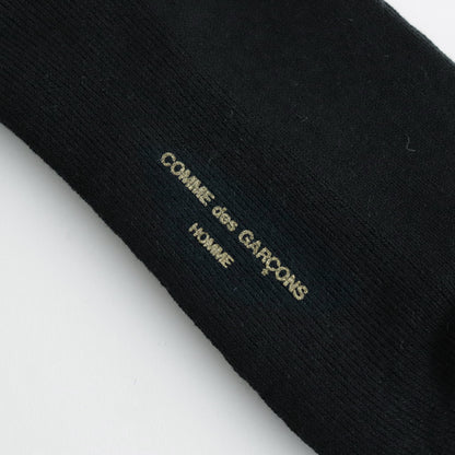 Cotton pile logo socks #BLACK [HM-K501-051]
