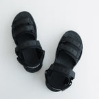 Nylon tape x neoprene sandals #BLACK [HM-K104-001]