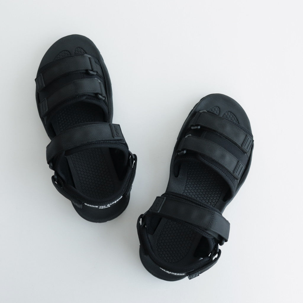 Nylon tape x neoprene sandals #BLACK [HM-K104-001]