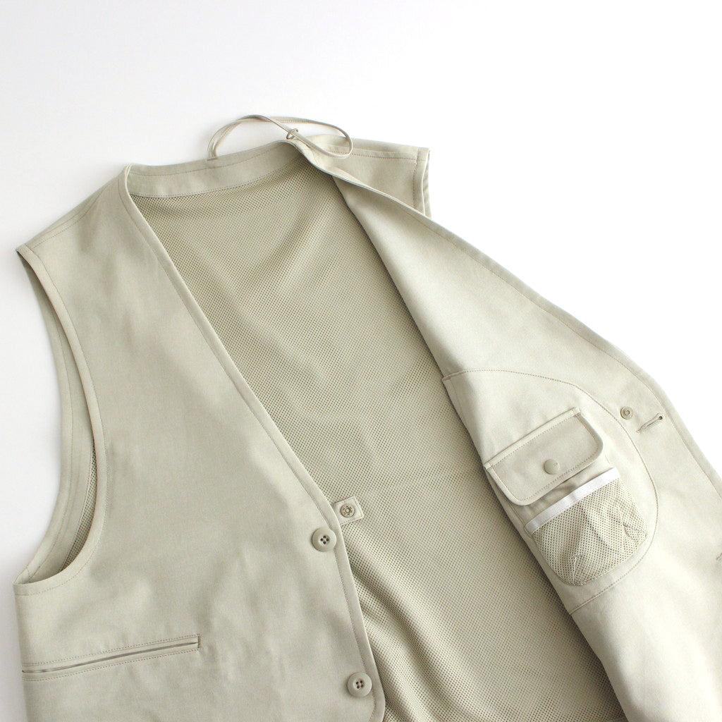 W's TECH WAIST COAT #Light Beige [BJ-58024L]