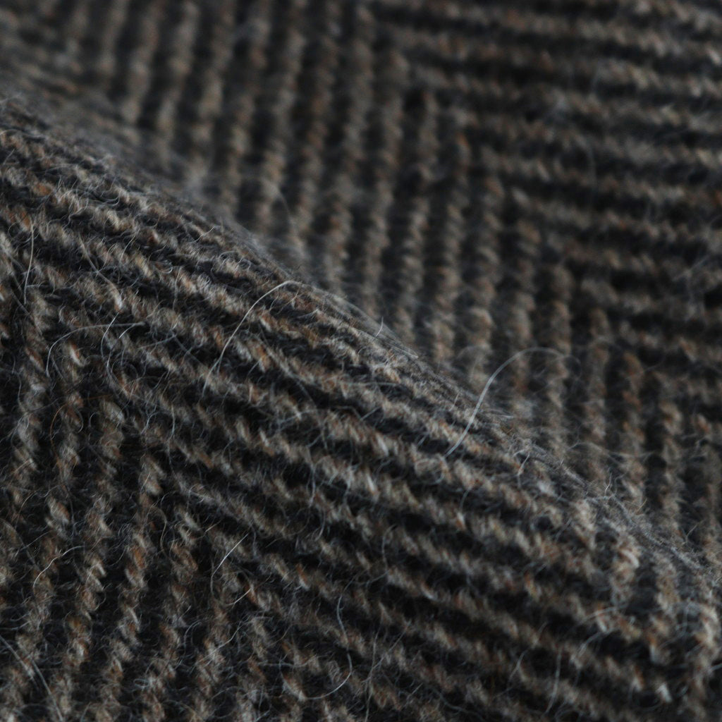 LAMA SHETLAND WOOL TWEED SLACKS #KHAKI TWEED [A24AP04LS]