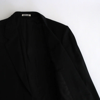 LIGHT WOOL MAX GABARDINE JACKET #TOP BLACK [A24AJ01MG]