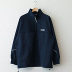 Ester fleece half zip pullover #NAVY [HM-T008-051]