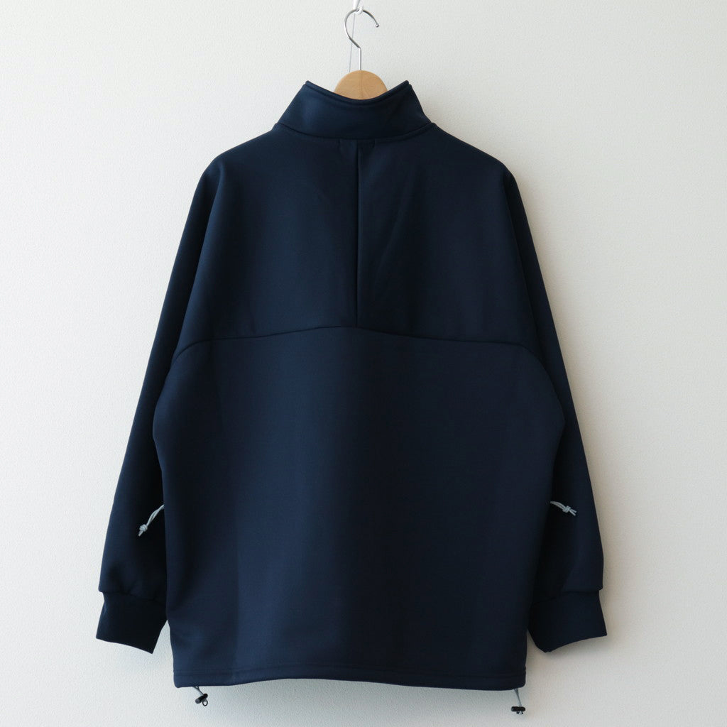 Ester fleece half zip pullover #NAVY [HM-T008-051]