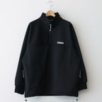 Ester fleece half zip pullover #BLACK [HM-T008-051]