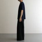 RINGER T-SHIRT LIFE IS A DRAMA #NAVY?~NAVY [H2401-CS029-3]