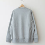 Cotton fleece crew neck sweatshirt #GRAY [HM-T104-051]