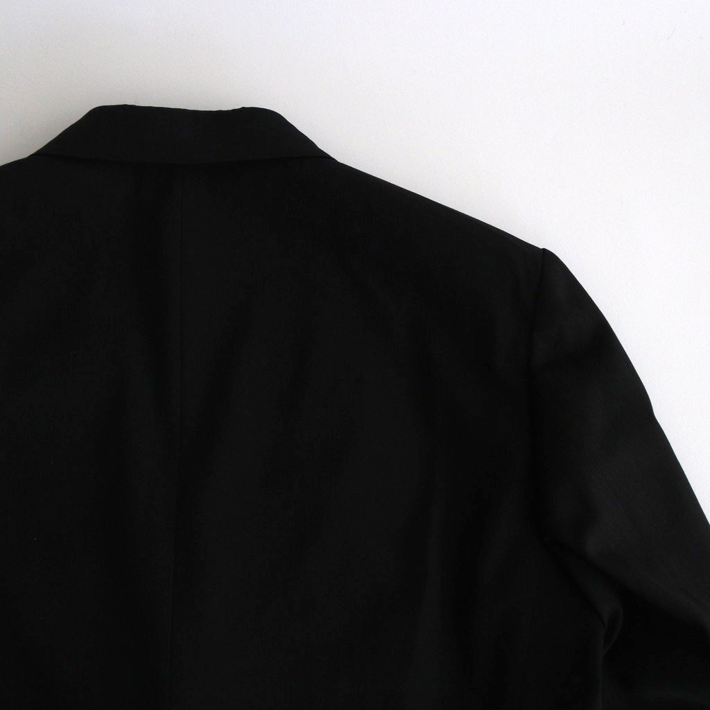 LIGHT WOOL MAX GABARDINE JACKET #TOP BLACK [A24AJ01MG]