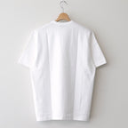 Cotton jersey product print S/ST shirt #WHITE [HM-T101-051]