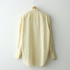 HARD TWIST FINX ORGANDY  SHIRT #LIGHT YELLOW CHAMBRAY [A24SS03VO]
