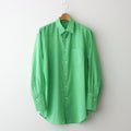 HARD TWIST FINX ORGANDY  SHIRT #GREEN [A24SS03VO]