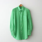 HARD TWIST FINX ORGANDY  SHIRT #GREEN [A24SS03VO]
