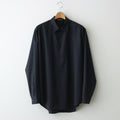SUPER FINE TROPICAL WOOL SHIRT #DARK NAVY [A24SS03WT]