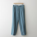 HARD TWIST WOOL DOBBY SLACKS #BLUE GRAY [A24SP02KW]