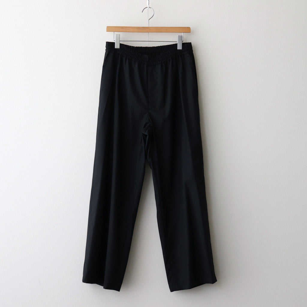 Fine Wool Tropical Easy Wide Pants #BLACK [GM243-40042]