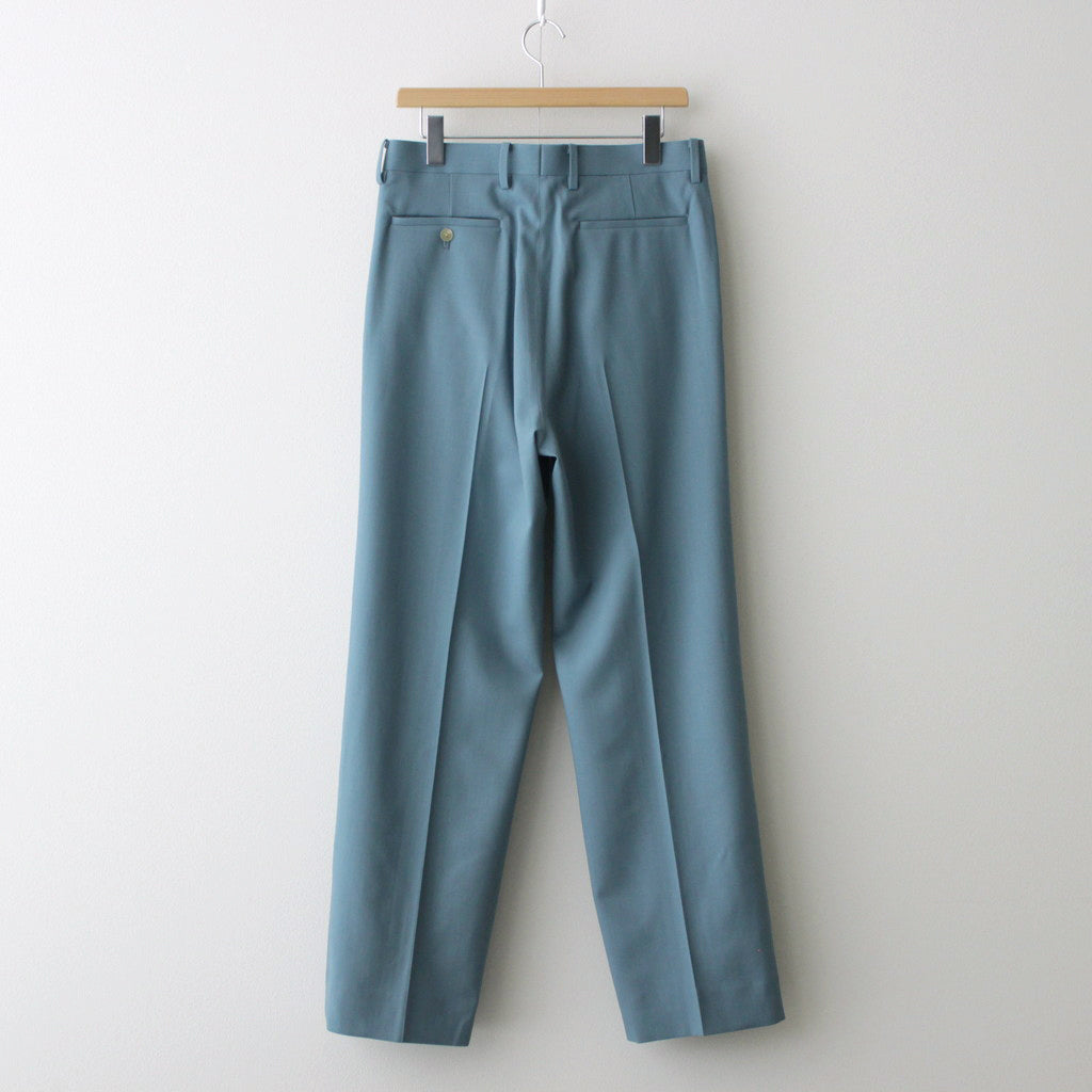 HARD TWIST WOOL DOBBY SLACKS #BLUE GRAY [A24SP02KW] – ciacura