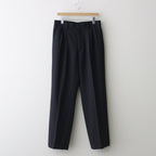 HARD TWIST WOOL DOBBY SLACKS #DARK NAVY [A24SP02KW]