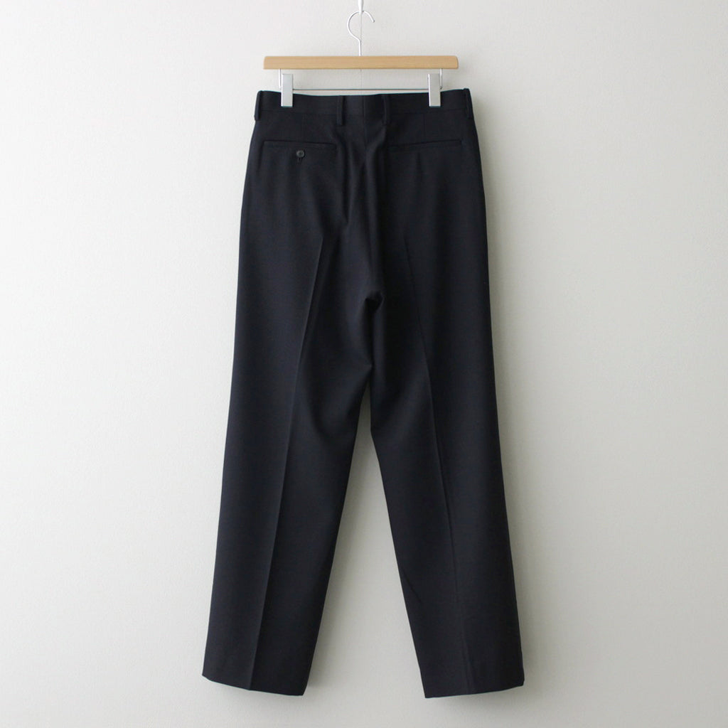 HARD TWIST WOOL DOBBY SLACKS #DARK NAVY [A24SP02KW]