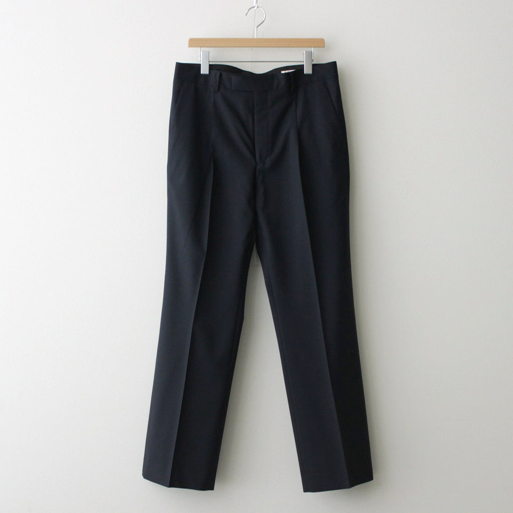 SUPER FINE TROPICAL WOOL SLACKS #DARK NAVY [A24SP04WT]
