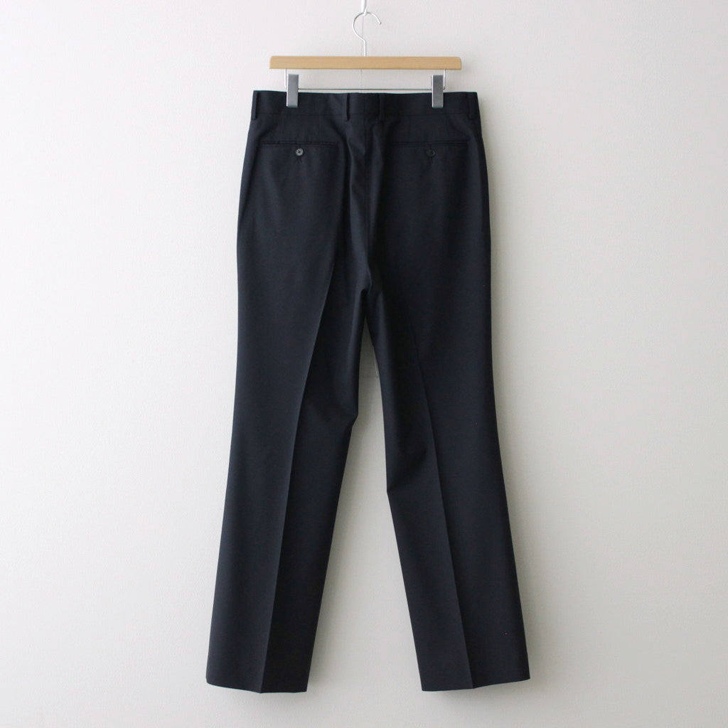 SUPER FINE TROPICAL WOOL SLACKS #DARK NAVY [A24SP04WT]