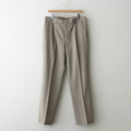 SUPER FINE TROPICAL WOOL SLACKS #TOP GRAY BEIGE [A24SP04WT]