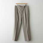 SUPER FINE TROPICAL WOOL SLACKS #TOP GRAY BEIGE [A24SP04WT]