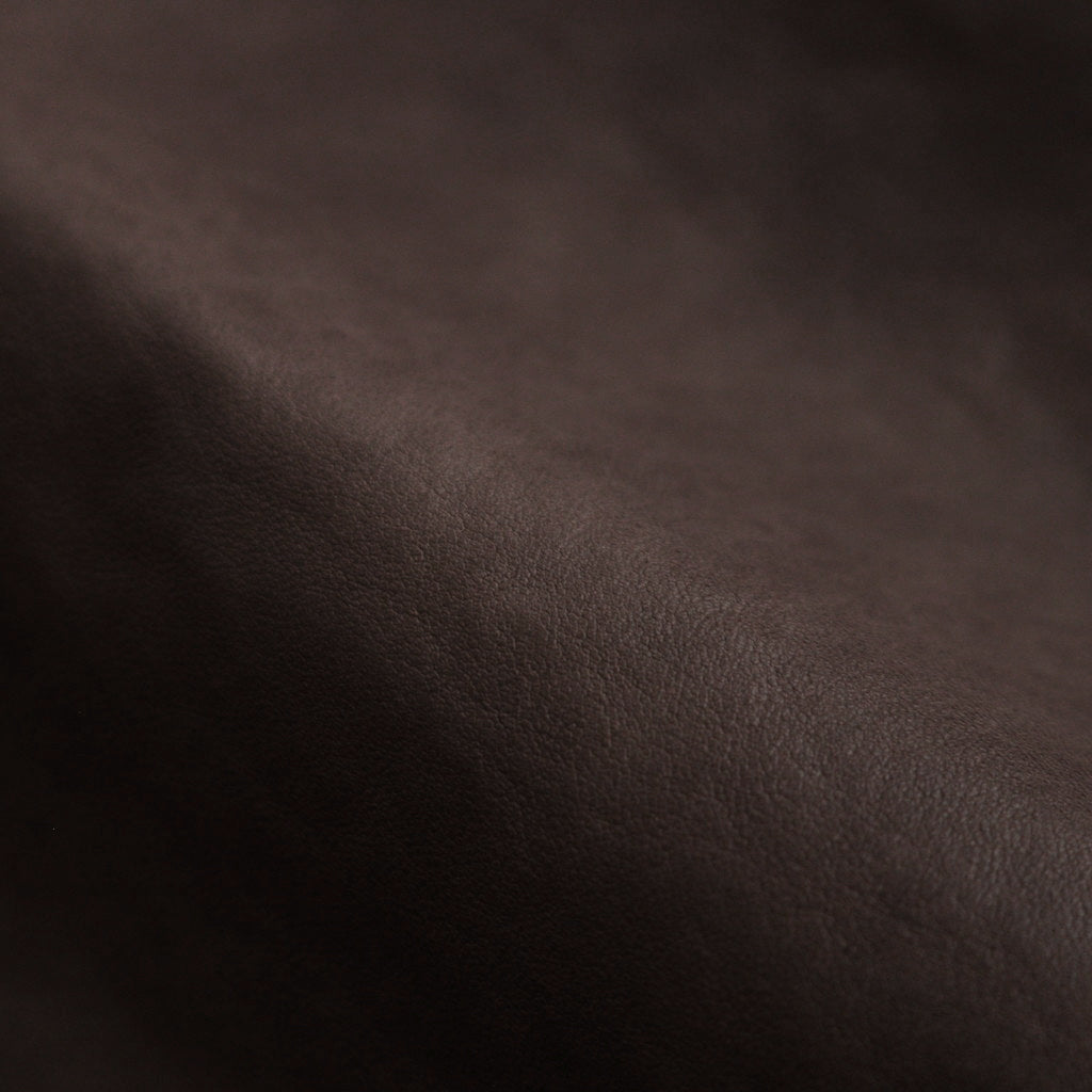 ジャケット・アウター HEAVY LAMB LEATHER ZIPBLOUSON DARKBROWN Lamb Leather Zip Blouson in Dark Brown