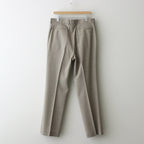 SUPER FINE TROPICAL WOOL SLACKS #TOP GRAY BEIGE [A24SP04WT]