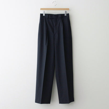 SUPER FINE TROPICAL WOOL SLACKS #DARK NAVY [A24SP06WT]