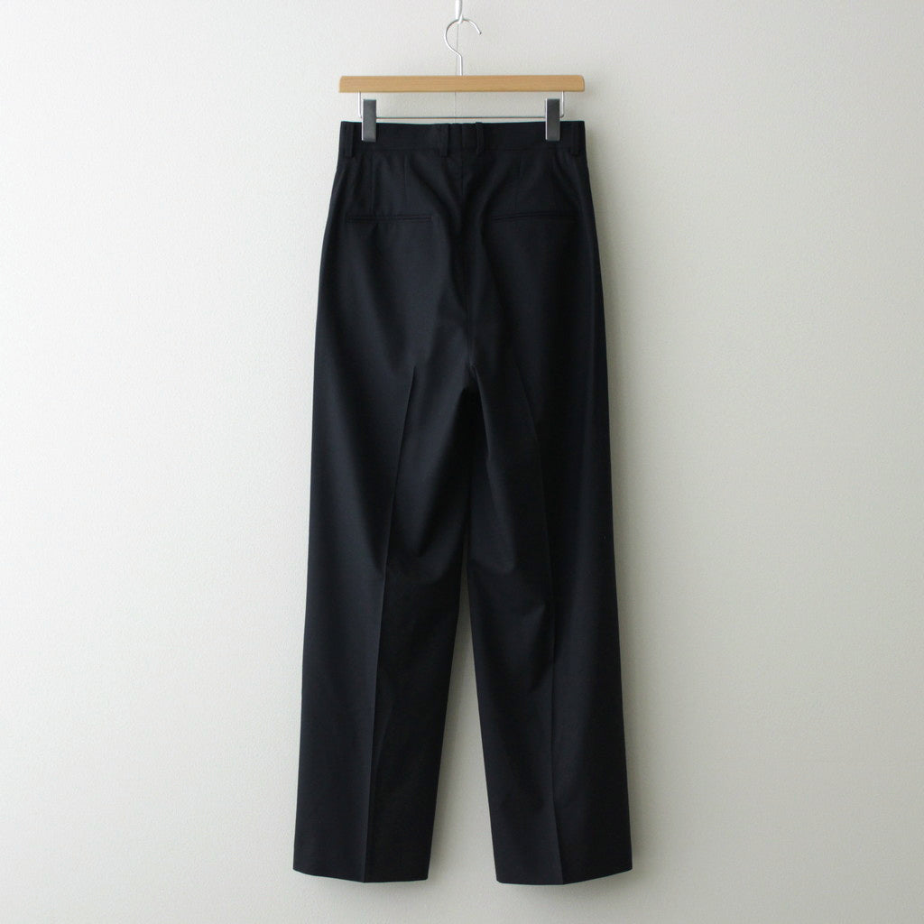 SUPER FINE TROPICAL WOOL SLACKS #DARK NAVY [A24SP06WT]