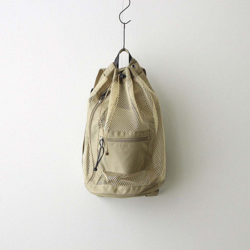 MESH SMALL BACKPACK MADE BY AETA #BEIGE [A24SB02AE]