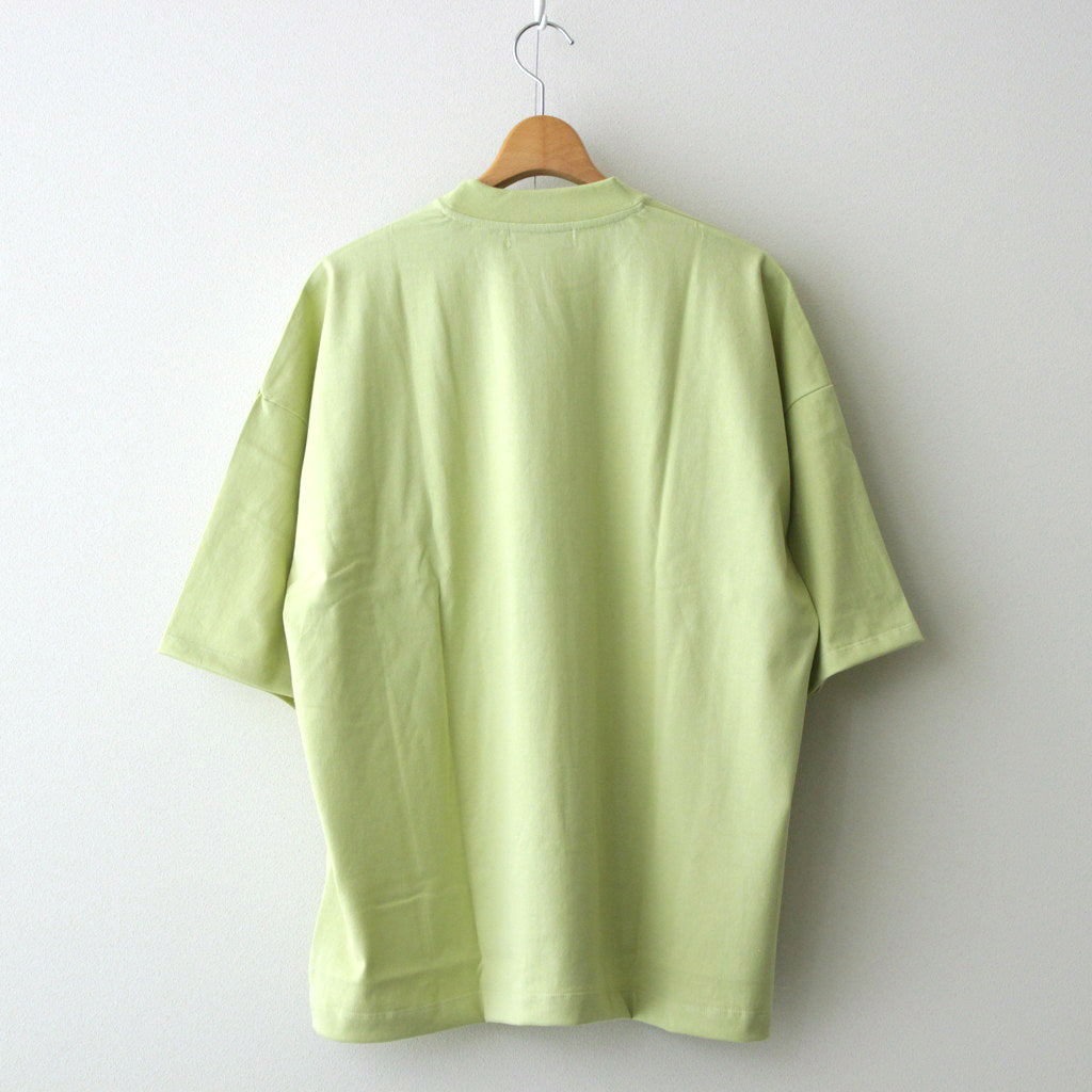 DROP SHOLDER T-SHIRT #LIME [YK24SS0703CS]