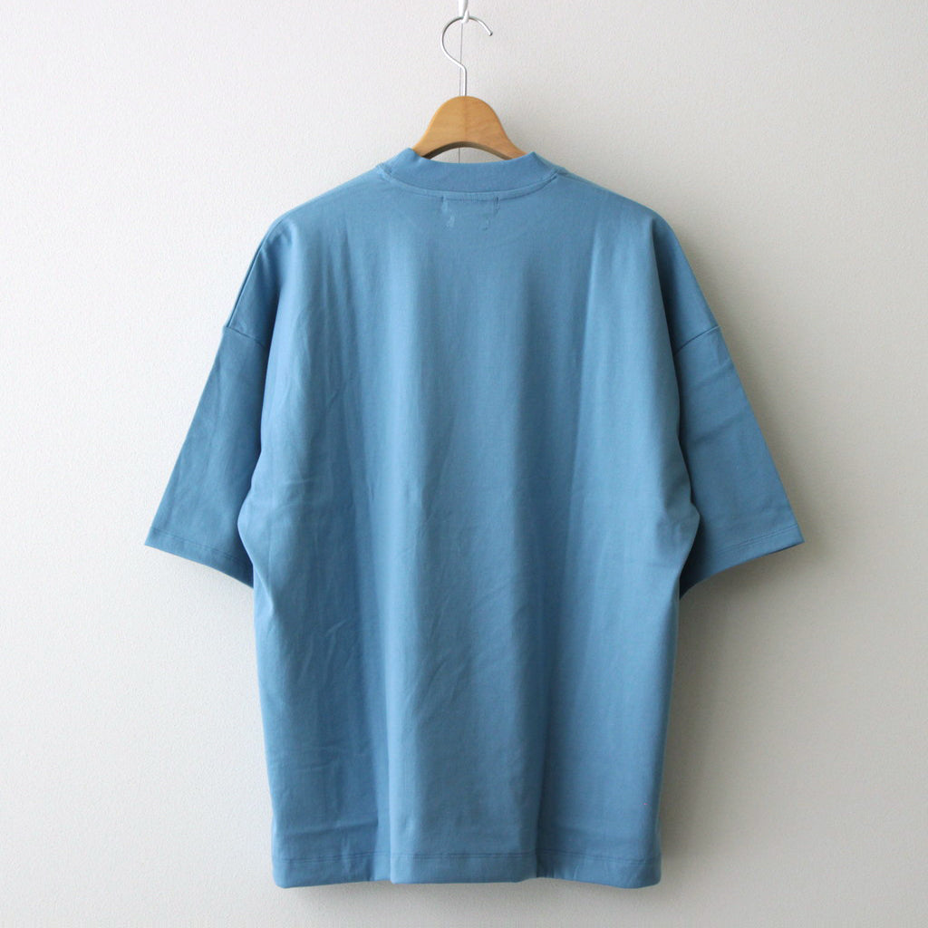 DROP SHOLDER T-SHIRT #COBALT BLUE [YK24SS0703CS]