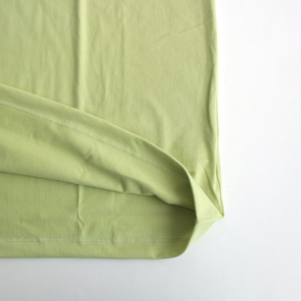 DROP SHOLDER T-SHIRT #LIME [YK24SS0703CS]