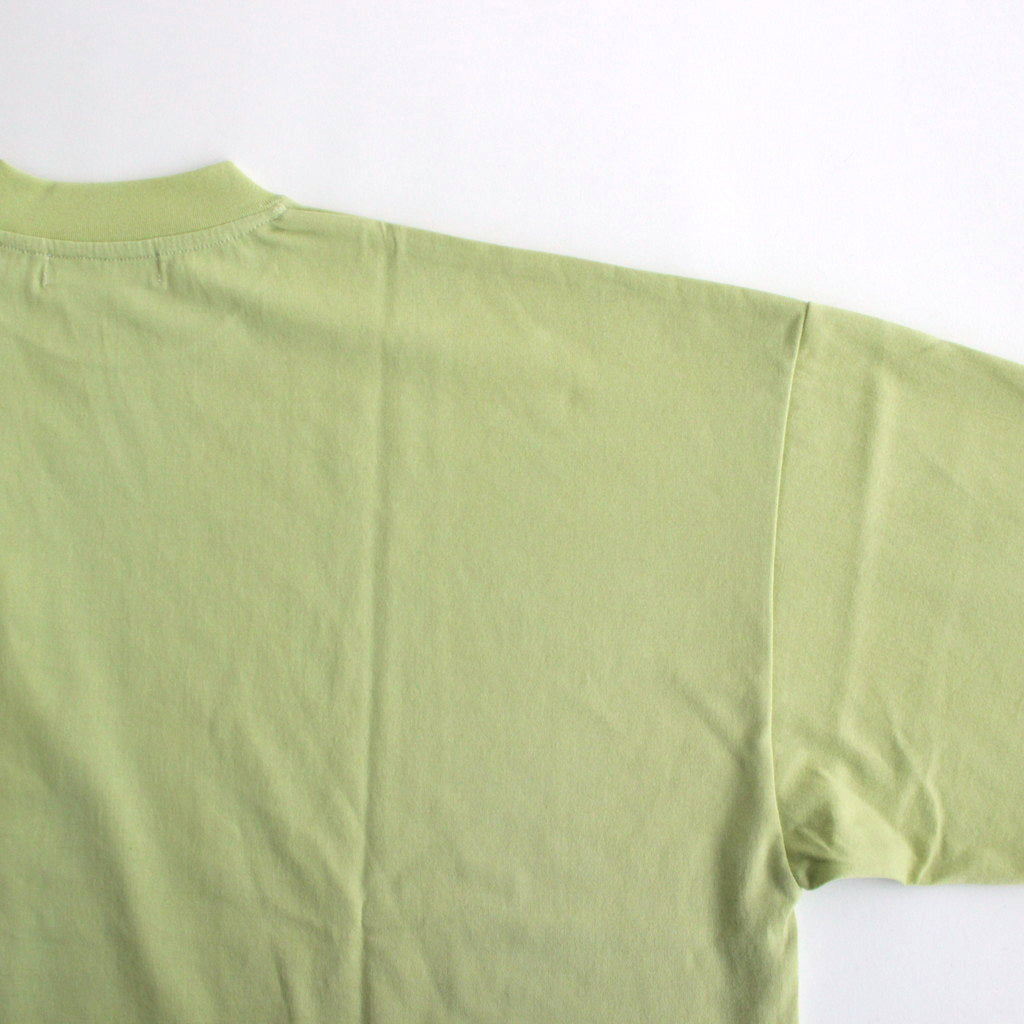 DROP SHOLDER T-SHIRT #LIME [YK24SS0703CS]
