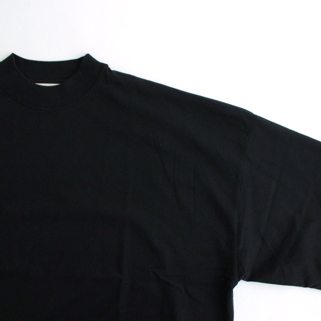 DROP SHOLDER T-SHIRT #BLACK [YK24SS0703CS]