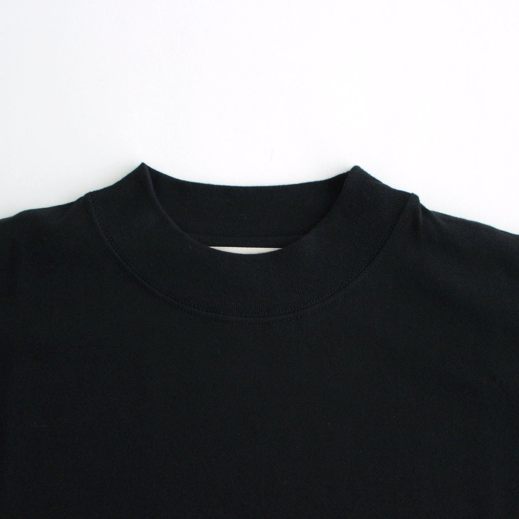 DROP SHOLDER T-SHIRT #BLACK [YK24SS0703CS]