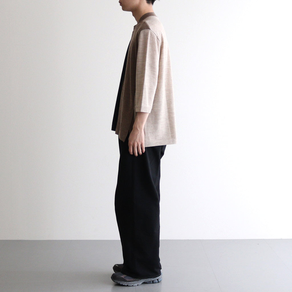 オープンフロントニットTシャツ #MULTI [02S21]