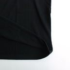 DROP SHOLDER T-SHIRT #BLACK [YK24SS0703CS]
