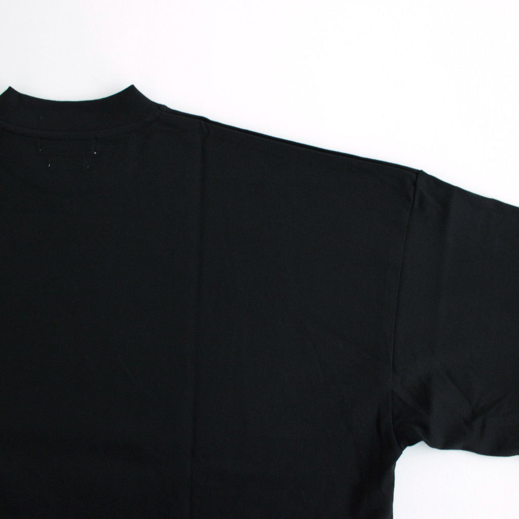 DROP SHOLDER T-SHIRT #BLACK [YK24SS0703CS]