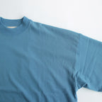 DROP SHOLDER T-SHIRT #COBALT BLUE [YK24SS0703CS]