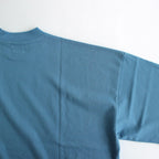 DROP SHOLDER T-SHIRT #COBALT BLUE [YK24SS0703CS]