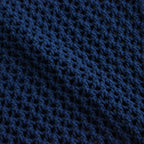 COTTON LILY-YARN MESH KNIT P/O #BLUE [A24SP01LM]