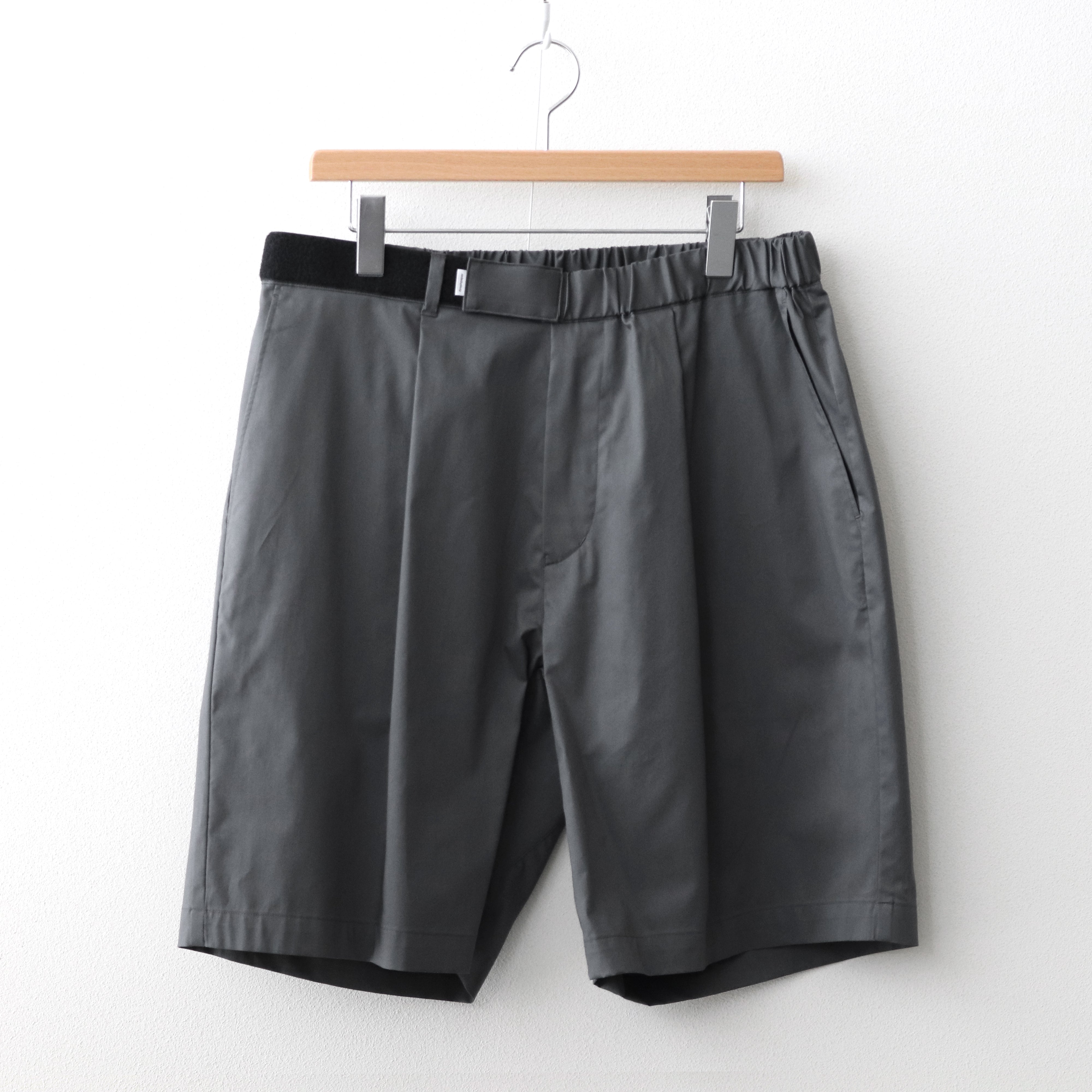 Solotex Twill Wide Chef Shorts #C.GRAY [GM241-40296B] - ciacura