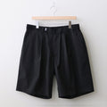 Solotex Twill Wide Chef Shorts #BLACK [GM241-40296B]